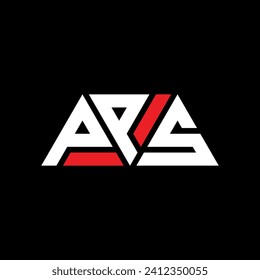 PPS triangle letter logo design with triangle shape. PPS triangle logo design monogram. PPS triangle vector logo template with red color. PPS triangular logo Simple, Elegant, and Luxurious design.