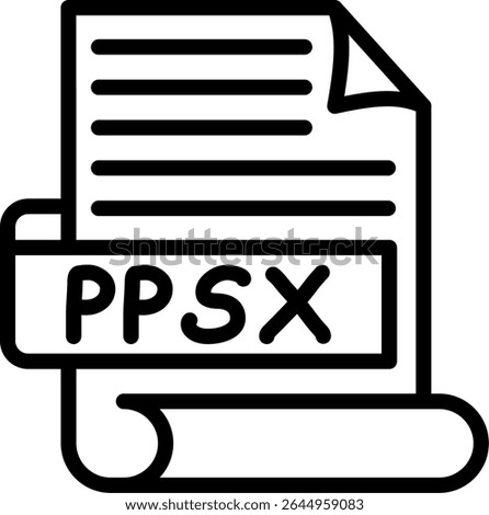 PPSX PowerPoint slideshow file format