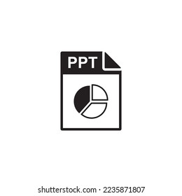 PPT file icon , document icon