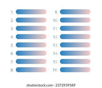 ppt infographic of student names in purple and blue combination