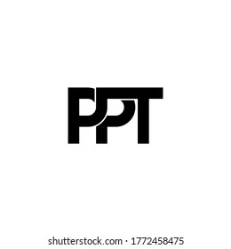 diseño original del logotipo de la letra ppt