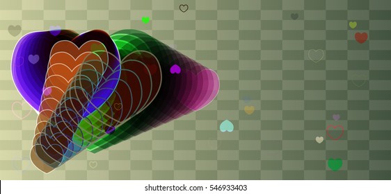 pptx into talented arrangement, dominant heart above decoration
