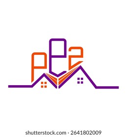 PPZ Real State logo design, PPZ simple and modern logo. PPZ luxurious alphabet design  
