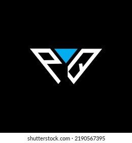 PQ letter logo creative design with vector graphic, PQ simple and modern logo.