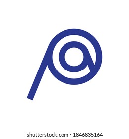 Logo-Design für PQ-Buchstaben