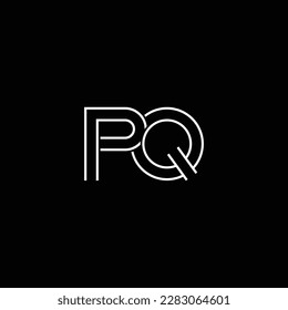 PQ or QP abstract outstanding professional business awesome artistic branding company different colors illustration logo