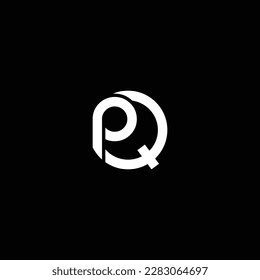 PQ or QP abstract outstanding professional business awesome artistic branding company different colors illustration logo