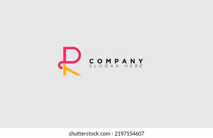 PR Alphabet letters Initials Monogram logo RP, P and R