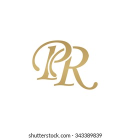 Pr Initial Monogram Logo Stock Vector (Royalty Free) 343389839 ...