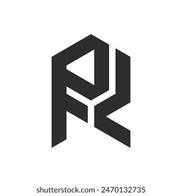 PR letter logo, PR Alphabet logo, initials logo