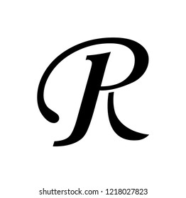 pr letter vector logo