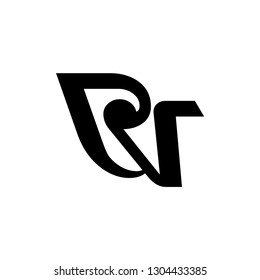 pr letter vector logo