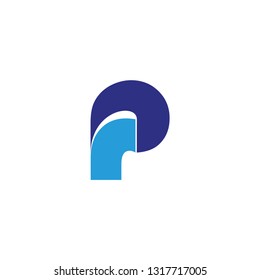 pr letter vector logo