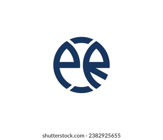 PR logo design vector template