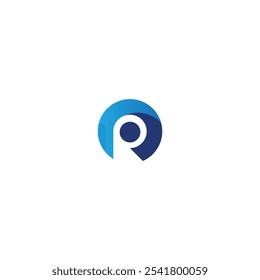 PR monograma logotipo moderno abstrato para empresa profissional