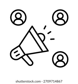 Pr Outline Icon Vector Illustration