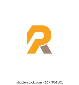 PR P R Logo Simple and Minimalist Templates