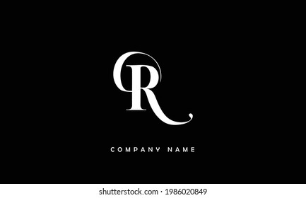 PR, RP Alphabet Letters Logo Monogram