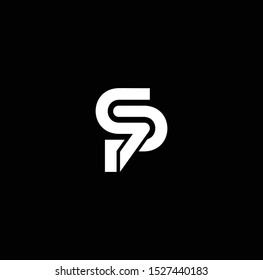 PR or RP font designs for logo and icons