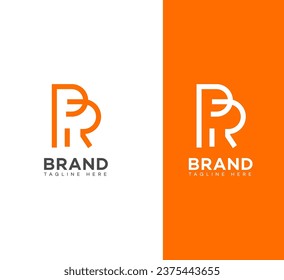 PR, RP letter branding logo