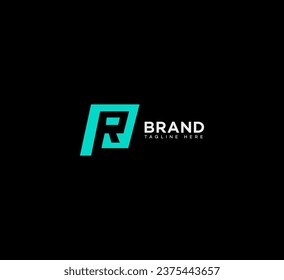 PR, RP letter branding logo