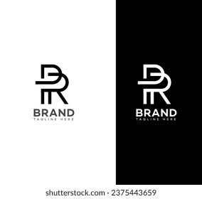 PR, RP letter branding logo