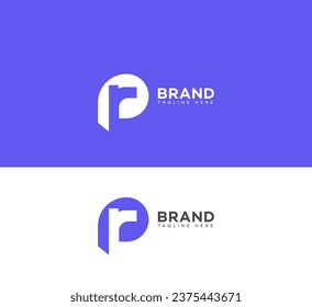 PR, RP letter branding logo