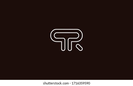 PR or RP letter logo. Unique attractive creative modern initial PR RP P R initial based letter icon logo
