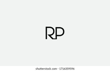 PR or RP letter logo. Unique attractive creative modern initial PR RP P R initial based letter icon logo