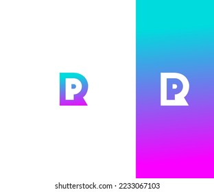 PR, RP Letter Logo Vector Template Abstract Monogram Symbol . Usable for Business sport, technology, fashion, digital And future creative logo