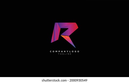 PR RP P AND R Abstract initial monogram letter alphabet logo design