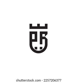 PR shield concept retro logo in high quality professional design that will print well across any print media