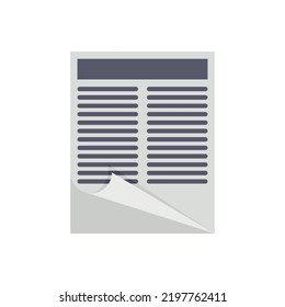 Icono de documentos especializados. Ilustración plana de documentos especializados pr icono vectorial aislado en fondo blanco