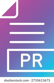 Ilustración de diseño de icono de Vector de relaciones públicas