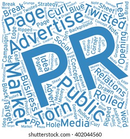PR ,Word cloud art  background