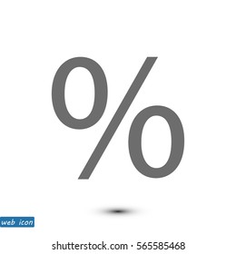 pracent vector icon, vector best flat icon, EPS