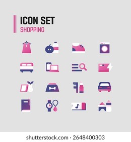 Practical Color Flat Icon Set 