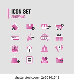 Practical Color Flat Icon Set 