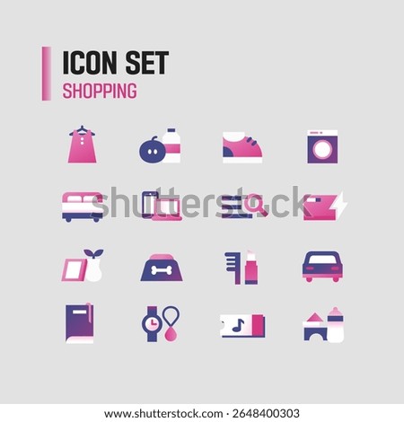 Practical Color Flat Icon Set 