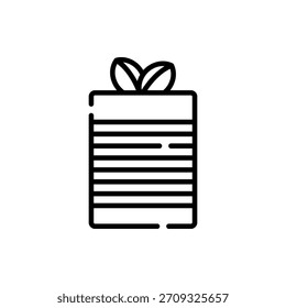Practical vector icon of canned goods, ideal for food storage, preservation, and pantry themes