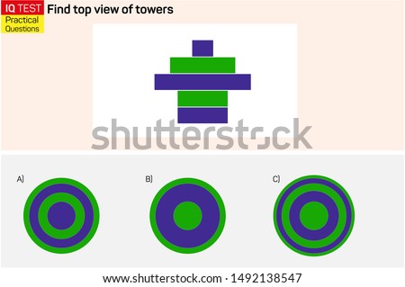 Practical visual intelligence questions. Find the view from above