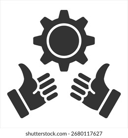 Practice Glyph Icon Vector Illustration