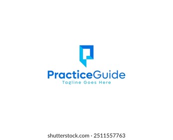 Practice Guide Logo I Letter P Initial Logo
