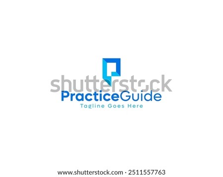 Practice Guide Logo I Letter P Initial Logo