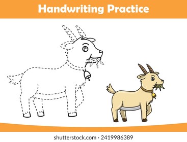 Practice handwriting  tracing
