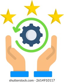 Practice Icon Flat Vector Illustration