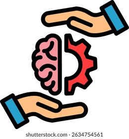 Practice Icon Lineal Color Vector Illustration