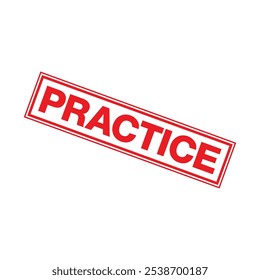 Practice Letter Rubber Stamp Template