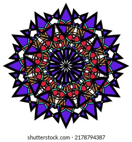 In practice, the mandala has become the general name for any plan, graphic, or geometric pattern that represents the cosmos metaphysically or symbolically, the microcosm of the universe from a human 