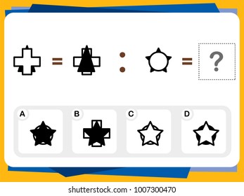 Practice Questions Worksheet for Education and IQ Test [Answer is A]